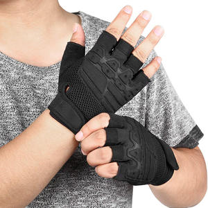 Guantes de entrenamiento para hombre, manoplas tácticas de medio dedo, para ciclismo y motocicleta - Product Image 5