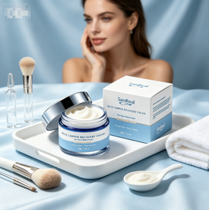 Crème de Récupération au Cuivre Bleu, Soin du Visage Raffermissant, Éclaircissant et Hydratant, Marque Privée OEM - Product Image 2