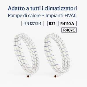 Kit de Latón para Tubos de Climatización Isoclima 1/4+3/8 CU-DHP 99,9% con Revestimiento Ignífugo de 10m Anticorrosión - Product Image 4