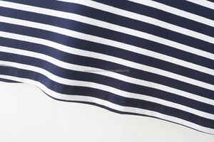 Pull décontracté à col rond pour femmes 100% coton T-shirt à manches courtes en coton - Product Image 5