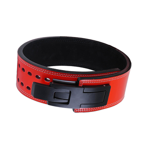Lifting Belt Lever Lever Buckle Weightlifting 13mm Leather Belt
