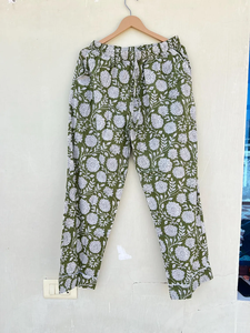 Indian PJ Set 100% algodón bloque estampado Pijama conjunto noche desgaste dama de honor pijama conjunto - Product Image 4