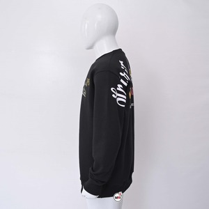 Jersey de calle con cremallera completa de algodón 100% Unisex, parche bordado desgastado, Sudadera con capucha de invierno, ropa para hombres - Product Image 6
