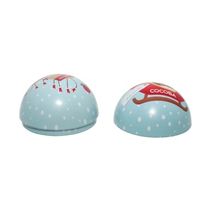 S Christmas Cartoon Tinplate Ball Candy <b>Box</b> Can with Customized Logo Model G1201 for Food Candies <b>Sweets</b> Gift Packaging - Product Image 6