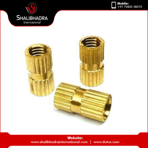 Tuercas de moldeo de inserción de acero inoxidable y latón de zinc duradero, sujetadores para muebles de plástico con inserto de rosca Dutux India en el extranjero - Product Image 2