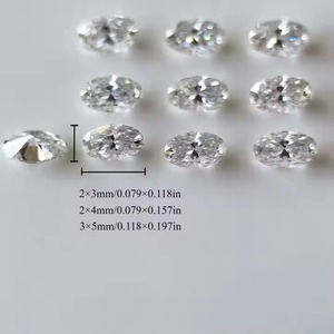 4*3 MM a 6*4 MM Elección de tamaños Diamante de corte ovalado Piedra suelta blanca Diamante natural pequeño para la fabricación de joyas VVS2 - Product Image 5