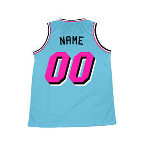 Maillot de basket-ball en tissu polyester à prix de gros, personnalisé avec le nom et le numéro de l'équipe, pour club de jeunes - Product Image 2
