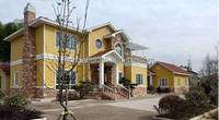 Maisons préfabriquées modulaires en acier léger, durables, écologiques, imperméables, résistantes au feu, modernes, recyclables, bureaux, villas, résidences