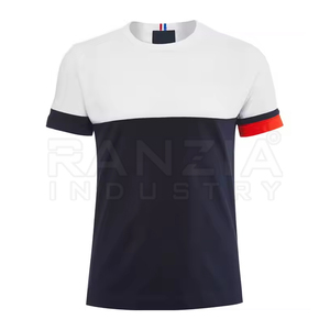 เสื้อยืดแขนสั้นสำหรับผู้ชายเสื้อยืดลำลองดีไซน์คุณภาพสูงเสื้อคอกลมผ้าไมโครไฟเบอร์สำหรับฤดูร้อน - Product Image 1