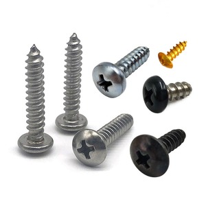 Tornillo Autorroscante para Madera de Acero Inoxidable SS304, Latón y Acero al Carbono, con Cabeza Plana Torx Hexagonal - Product Image 1
