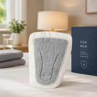 Protège-slip respirant et doux pour hommes contre l'incontinence urinaire et le stress urinaire