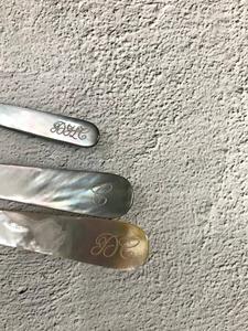 Cuchara de caviar de concha de nácar natural con logotipo láser personalizado al por mayor con alta calidad, bonita mini cuchara varias funciones - Product Image 5