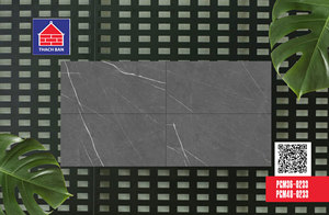 Diseño moderno 600x600 Azulejos de porcelana antideslizante gris oscuro con acabado de esmalte mate Muestra gratis de la fábrica de Vietnam - Product Image 5