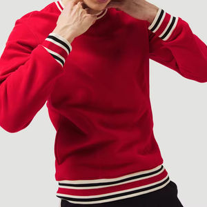 เสื้อสเวตเชิ้ตโอเวอร์ไซส์แบบสั่งทำขายส่งสำหรับทุกเพศ แขนยาว ผ้าฝ้ายเรียบ น้ำหนักมาก สำหรับผู้ชายในฤดูหนาว - Product Image 3