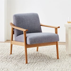 Modern Solid Wood Lounge <b>Chair</b> <b>for</b> Home Hotel School Quality Leisure <b>Chair</b> <b>for</b> Living Room <b>Bedroom</b> <b>for</b> Apartment Villa - Product Image 1