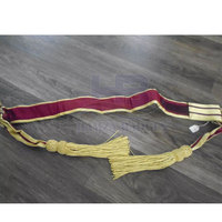 Elegante cinturón de cintura de poliéster, fluido y largo con textura suave para vestidos, batas, faldas, accesorio de cintura de ajuste ancho