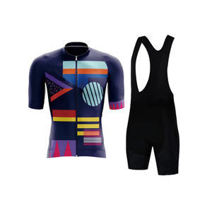 Vente chaude hommes cyclisme maillot ensemble confortable vêtements de vélo Sublimation impression Sport porter uniforme nouveauté haut cyclisme costume - Product Image 1