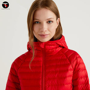 Chaquetas acolchadas informales para mujer 2025 al por mayor, algodón transpirable con forro de nailon y puños - Product Image 4