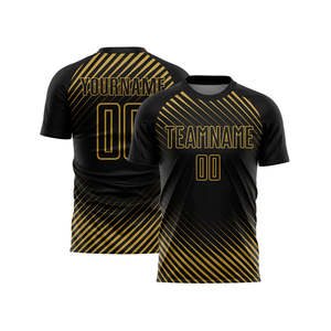 Camiseta de fútbol para hombre superventas de 2025, uniforme de poliéster de alta calidad con logotipo personalizado, Impresión de nombre, diseño superior para clubes de adultos - Product Image 2