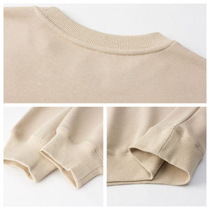 เสื้อฮู้ดคอกลมผู้ชายแบบปรับแต่งได้ น้ำหนักเบา 330 GSM เสื้อสเวตเชิ้ตผ้าฟลีซแบบยูนิเซ็กซ์ ดีไซน์เสื้อฮู้ดลายสุนัข - Product Image 1