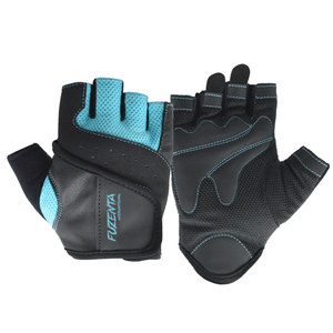 Custom logo Half finger Gym Fitness Gloves <b>Foam</b> <b>Padding</b> Bodybuilding Training Palm Protection Cross-fit Weightlifting Gloves - Product Image 1