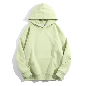 Sudadera con capucha de gran tamaño para hombre de algodón 100% al por mayor, sudaderas con bordado pesado y personalizado para la temporada de otoño - Product Image 1