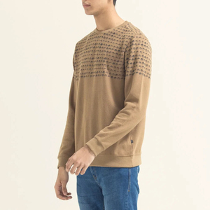 2025 Factory Direct High Quality Polyester/Cotton French Blank <b>Crewneck</b> Sweatshirt for Men Plain Dyed Autumn Use Customized - Product Image 2