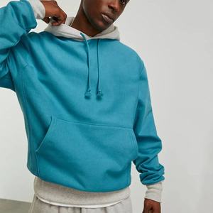 Sudadera con Capucha de Contraste, Felpa Gruesa, Bordada, Estilo Urbano, 100% Algodón, MOQ Bajo, Ropa de Moda, Descuento por Volumen, Diseño Gráfico - Product Image 3