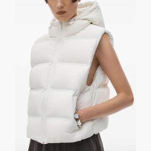 Chaleco Acolchado de Lona Estampada para Mujer, Chaqueta Ligera sin Mangas, Impermeable, Reversible, Cálida, de Moda, para Invierno - Product Image 3