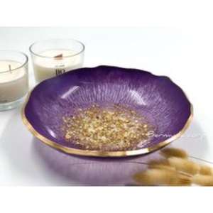 Bol en résine colorée fait à la main en résine époxy adapté à la décoration minimaliste moderne de la maison et de la cuisine - Product Image 2