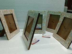 Cadre photo en MDF personnalisé de luxe en nacre d'Inde, prix de gros, haute qualité avec options de forme, de couleur et de taille personnalisées - Product Image 4