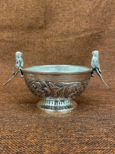 Bol de perroquet de petite taille en métal de cuivre de qualité supérieure avec bol de finition oxydé bol en cuivre décoratif prix de gros affaire en vrac - Product Image 3