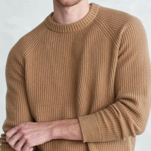 Sweat-shirt à col rond en coton lourd pour homme, taille plus, logo personnalisé, anti-boulochage, nouvelle arrivée, pull en polaire d'hiver, vente en gros - Product Image 4