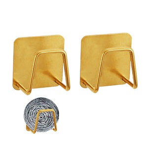Support pour évier de cuisine Essentials porte-éponge en acier inoxydable pour évier savon éponge antirouille - Product Image 1