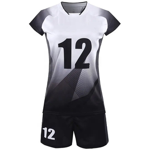 Vente en gros 2024 Services OEM Uniformes de volley-ball de style sportif à la mode Nouveau design avec logo personnalisé Uniformes d'équipe pour adultes - Product Image 1