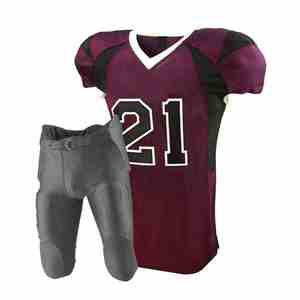 Conjuntos de uniformes de fútbol personalizados de calidad superior Diseño único Material de poliéster Transpirable Tallas grandes XL Equipos de fútbol americano - Product Image 6