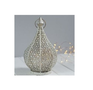 Farol de Metal Vintage Elegante, Impermeable y Ecológico para Uso en Interiores y Exteriores Durante las Fiestas de Navidad y Pascua - Product Image 6