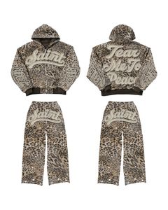 Veste en jean tendance avec pantalon baggy, patchwork de survêtement personnalisé et effet délavé à l'acide, vous donnera tout - Product Image 2