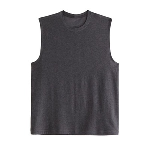 OEM Wholesale Mens Slim <b>Fit</b> Tank Top for Gym Sportswear Polyester Cotton Sleeveless Mens Shirt Custom Logo Quick Dry <b>Muscle</b> <b>Vest</b> - Product Image 1