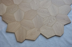 Produits personnalisés haut de gamme, <span class=keywords><strong>parquet</strong></span> en chêne <span class=keywords><strong>hexagonal</strong></span> irrégulier de qualité supérieure, spécifique aux appartements - Product Image 2