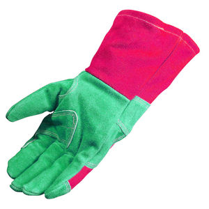 Guantes de trabajo para soldador de piel de vaca extendida a precio mayorista, guantes de soldadura de trabajo de seguridad ignífugos antiescaldado con aislamiento - Product Image 5