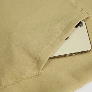 Vêtements de sport de haute qualité avec logo personnalisé pour hommes, survêtement à capuche respirant à demi-fermeture éclair, pantalon de survêtement en coton uni pour l'hiver - Product Image 3