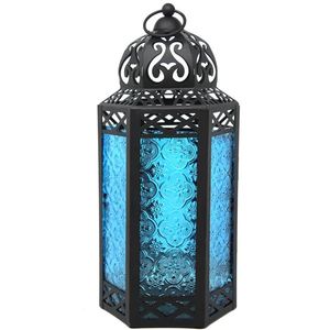 Nuevo juego de tres faroles metálicos de mesa, gran éxito de ventas en 2023, para uso en el hogar, decoración de hoteles, restaurantes, bodas, oficinas, hecho en India. - Product Image 1