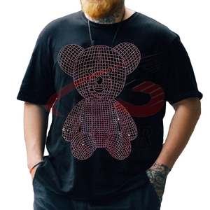 เสื้อยืดสำหรับทั้งชายและหญิง160 GSM เสื้อยืดพลอยเทียมสำหรับผู้ชายเสื้อยืดสำหรับผู้ชายเสื้อยืดขนาดใหญ่กว่าปกติน้ำหนักมาก - Product Image 5