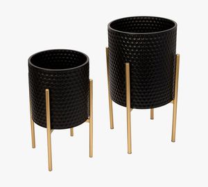 Jardinières modernes en métal parfaites pour le jardinage urbain jardinières de balcon sur les toits ou créer un magnifique mur de jardin vertical - Product Image 4