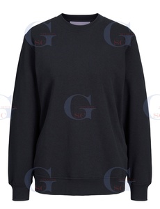 Long Sleeve Sweat Shirt for Women Crew Neck Style High Quality Cotton Fleece <b>Material</b> ultra Soft Shirt with Custom logo Printing - Product Image 5