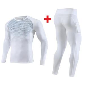 Ensemble de protection contre les éruptions cutanées à impression de logo personnalisé Compression MMA manches régulières avec fonction respirante comprend un legging anti-éruptions cutanées en un - Product Image 6