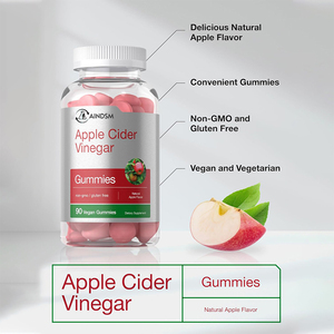 Gummies au vinaigre de cidre de pomme de dernière génération, véganes, pour la gestion du poids, favorisent la digestion, gummies Keto ACV - Product Image 4