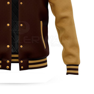 Men's Premium Quality Letterman Varsity Jacket with Customized Logo Breathable & Quick Dry Winter Fashion Clothing - Product Image 4