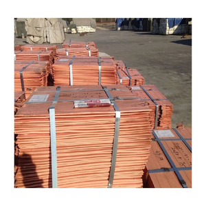 Cátodos de cobre electrolítico industrial Hojas de cobre puro al 99,99 por ciento para aplicaciones de barras colectoras y transformadores de alambre - Product Image 1